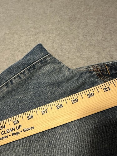 Pantalones de mezclilla rectos relajados Lucky Brand 181 para hombre 36x30 azul - Imagen 3 de 9