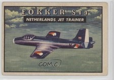 1952 Topps Wings - Friend or Foe R707-4 Fokker S14 #119 z6d