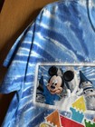 Walt disney parks authentic 2015 4 parks blue tye dye t shirt  Size Medium 27" L — photo 5