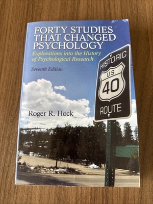 Forty Studies That Changed Psychology by Roger R. Hock (2019, Trade Paperback)