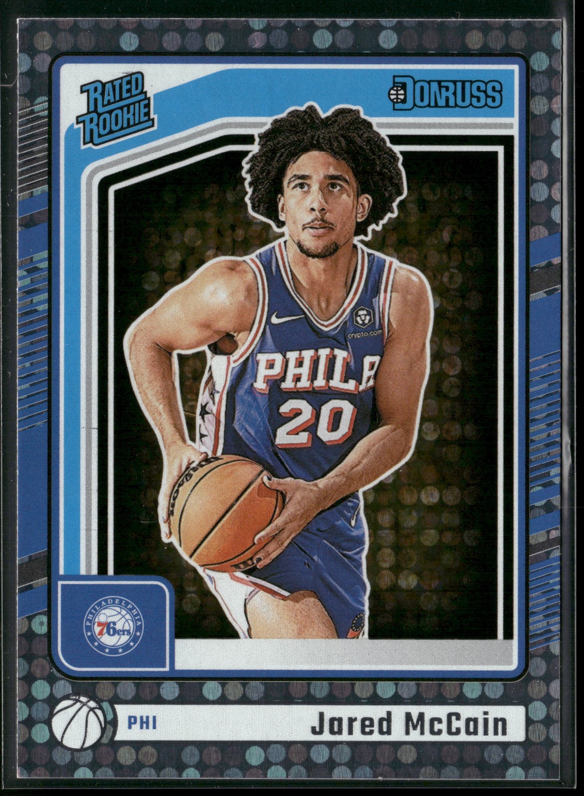 2024-25 Donruss #228 Jared McCain Disco Philadelphia 76ers Rookie