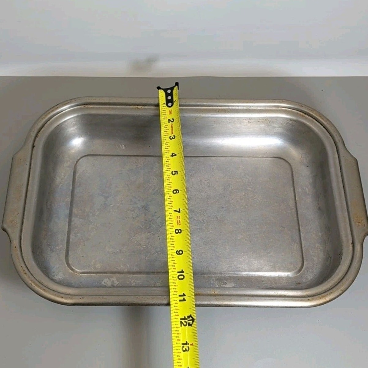 FARBERWARE Stainless Steel Roasting Pan 17" X 11" Made in New York Vintage USA