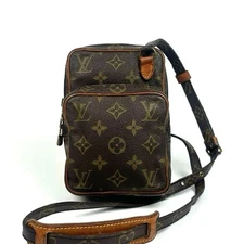 Beautiful Condition Louis Vuitton Mini Amazon M45238 Monogram PVC Leather Brown