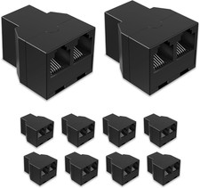 RJ12 6P6C 3 Female Telephone Line Splitters, Phone Jack Splitter, Telephone Land