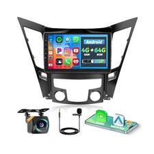 [DSP 5G WiFi 4+64G] Hikity Android 15 Car Stereo for Hyundai Sonata 2010-2015...