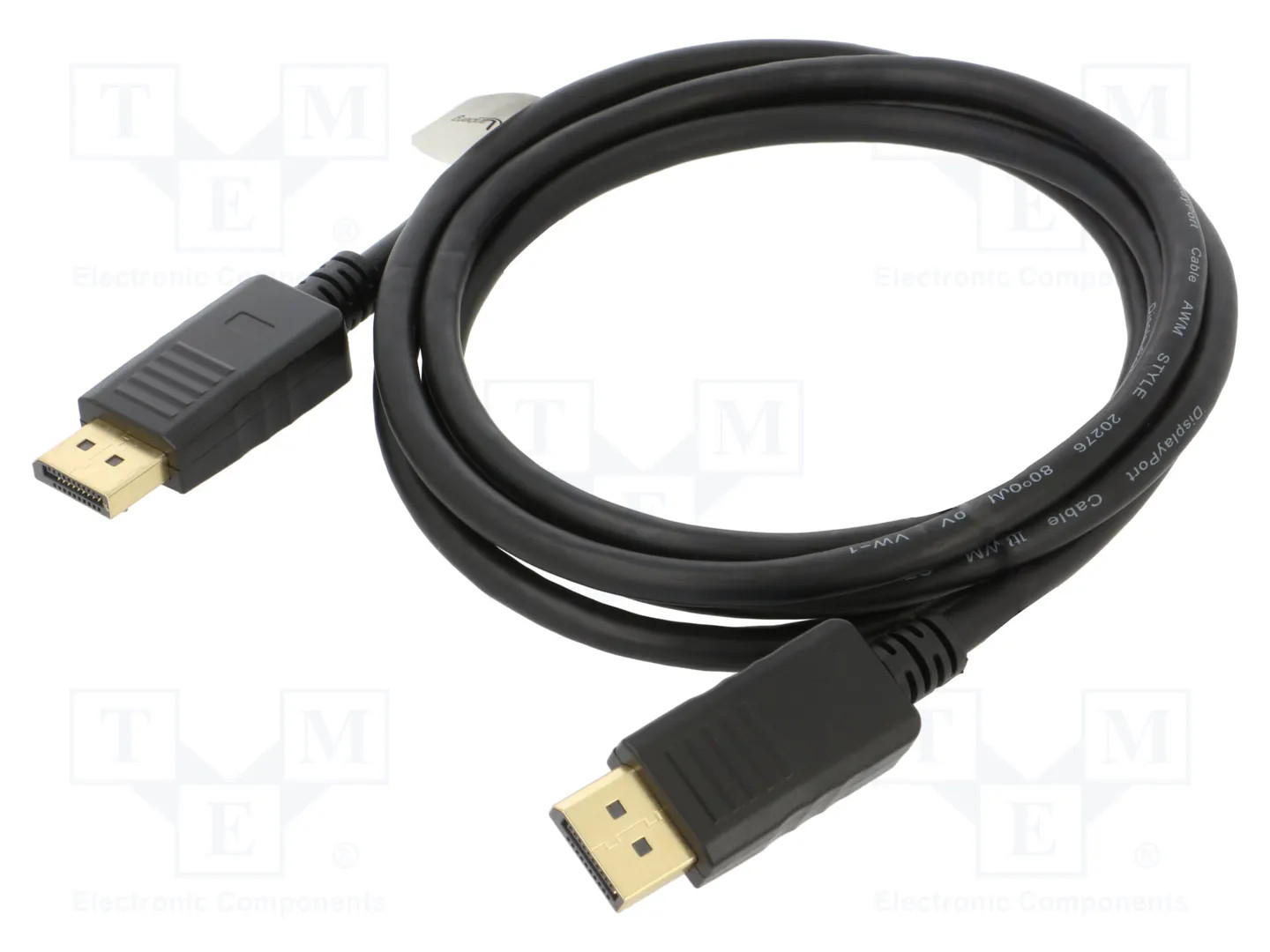 Lanberg Nero Cavo Displayport V1.2 4K Maschio/Maschio 1,8 M - Immagine 3