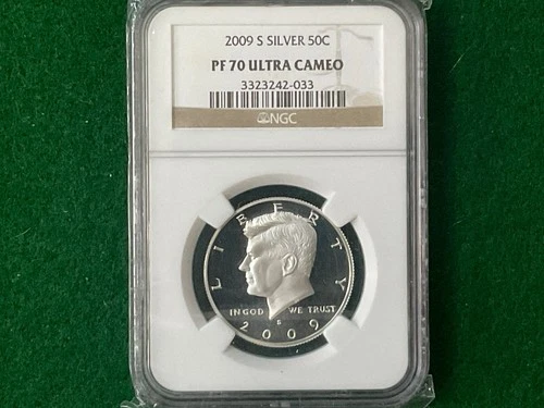 Silver 2009 s Kennedy PF 70 Ultra Cameo Half Dollar - T18
