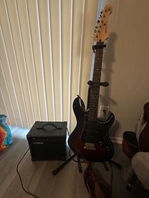 Yamaha Pacifica PAC012DLX Electric Guitar and GA15II Amplifier Bundle - Old Viol