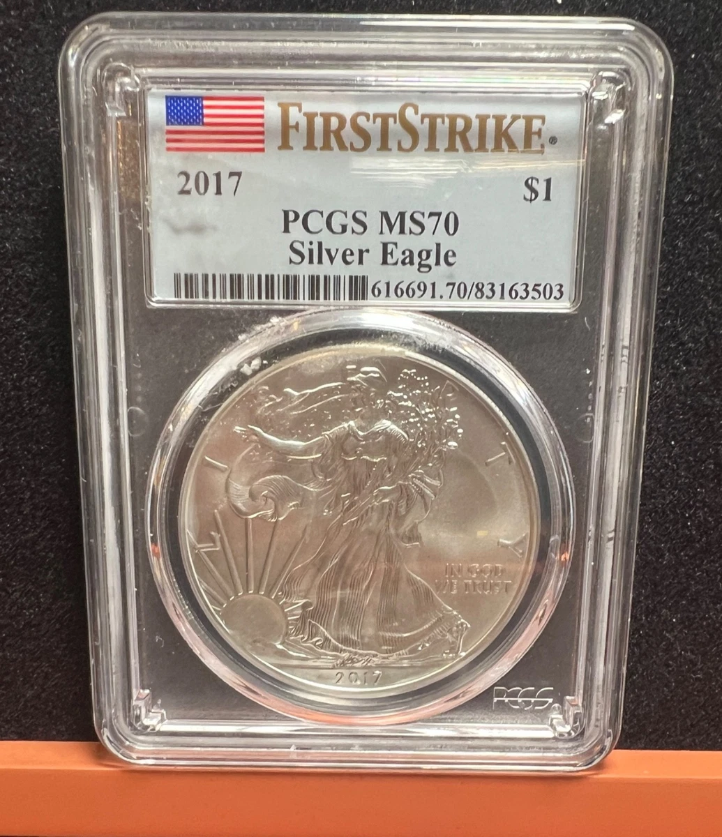 American Eagle MS 70 Graded 2017 Silver Bullion Coins for sale | eBay
