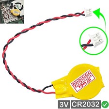 CR2032 CMOS-Batterie Stecker 3Pin/2 kabel für Medion MD40100, MD42100, MD42200