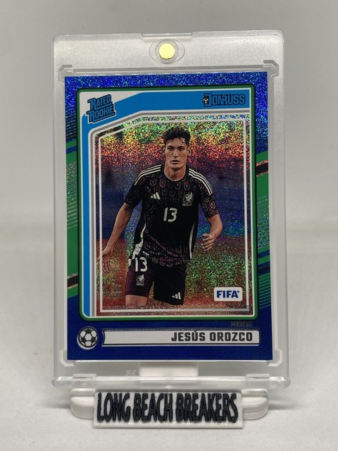 2025 Panini Donruss Jesus Orozco RC Bule 13/49 Mexico Cruz Azul Jersey Match 1/1