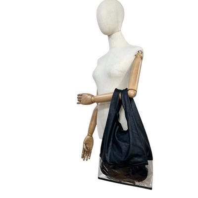 Y's Yohji Yamamoto Archive PVC Leather Tote Bag Black 2018AW Japan