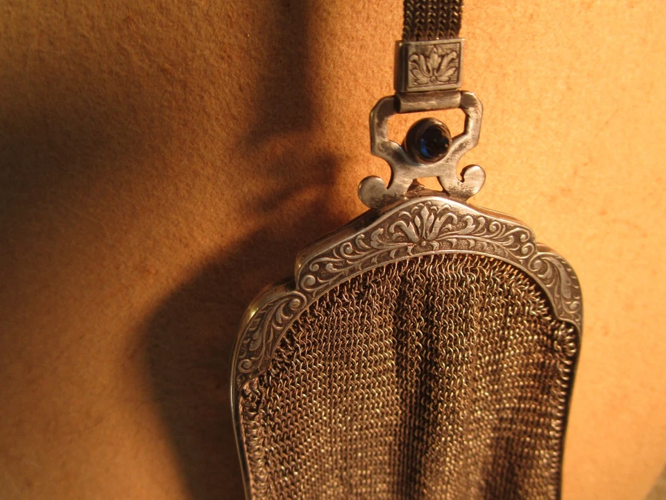 EARLY WEST. ГЕРМАНИЯ МЕТАЛЛИЧЕСКИЙ АЛАПАКА СЕРЕБРЯНЫЕ ССЫЛКИ СУМОЧКИ СУМКА - Изображение 2 из 4