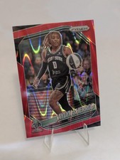 2025 Panini Prizm WNBA - Jaylyn Sherrod #93 Red Seismic Prizm /249