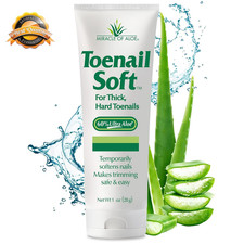 Toenail Softener for Thick Hard Nails Fast Acting Aloe Vera Cream 1oz