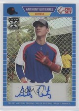 2021 Leaf Pro Set Metal 1989 Blue Rainbow 35/35 Anthony Gutierrez Auto 7u1