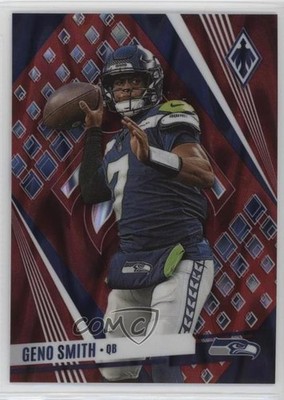 2023 Panini Phoenix Red Seismic SP Variation 133/199 Geno Smith #7 0ud4