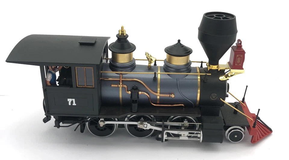 LGB G Gauge No.71 D.S.P. & P.R.R. 2-6-0 Mogul Steam Locomotive & Tender #2028D - Image 3 of 4