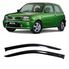 Tape-on Window Visors Rain Guards Fit Nissan Micra 3d K11 92-03 Wind Deflectors Tape-on Window Visors Rain Guards Fit Nissan Micra 3d K11 92-03 Wind Deflectors