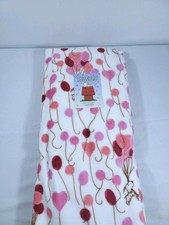 Peanuts Berkshire 60in x 70in Pet Throw Blanket Snoopy Pink/White Balloon Theme