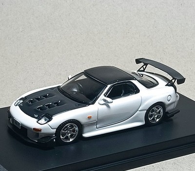 MAZDA RX-7 (FD3S) - Carbon Bonnet  - white - ModelCollect 1:64
