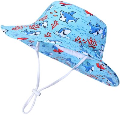 wide brim baby sun hat
