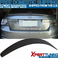 Fits 08-12 Honda Accord Sedan OE Style Rear Trunk Spoiler Wing Lip ABS Unpainted