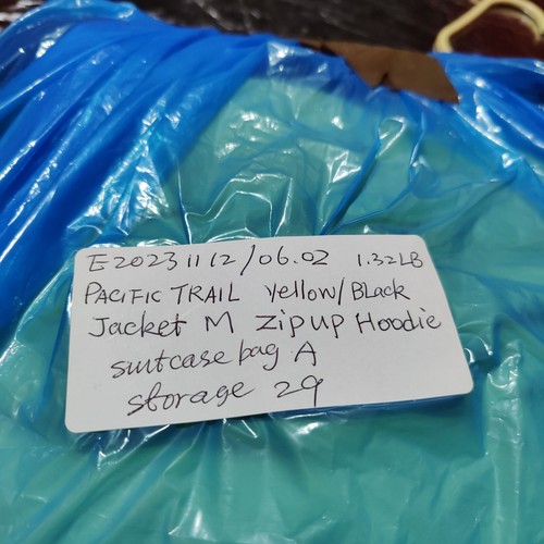 Pacific Trail -Outerwear yellow Windbreaker Jacket Coat Hoodie Size M metal Zip - Picture 13 of 13