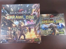 Catalyst Games Shadowrun Sprawl Ops Board Game and 5-6 Player Expansion (R GD)
