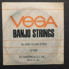 Vintage Vega V-733 G or 3rd Plain Steel Banjo String