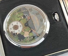 MADE IN GREAT BRITAIN INGERSOLL FOOTBALL  MEN'S POCKET WIND UP WATCH