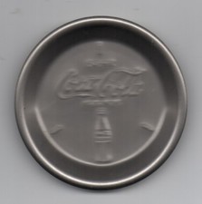 1950s Aluminum Coca Cola Advertising Coaster / Ashtray