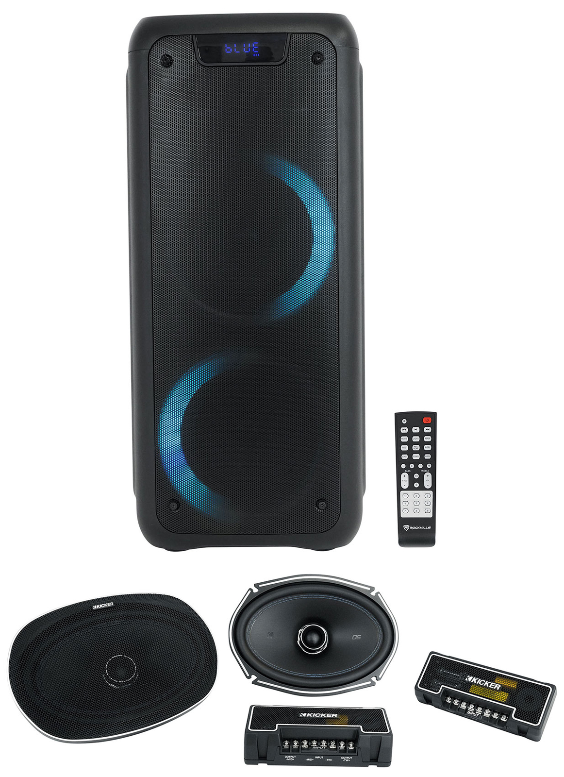 Пара автомобильных аудиокомпонентных динамиков KICKER 44QSC694 QSC мощностью 200 Вт 6x9 Динамик для вечеринок 7759000₽