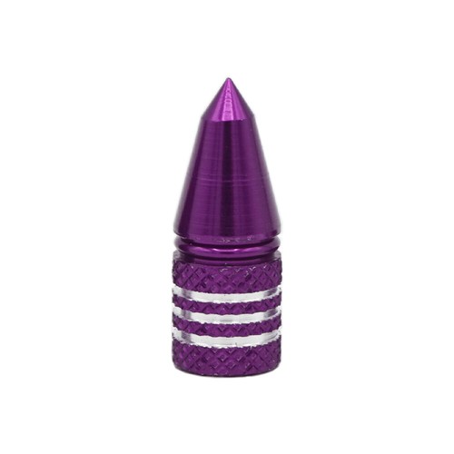 2 Piece You.S Valve Caps Valve Cap Spike IN Purple for Car Truck Motorcycle - Picture 2 of 2