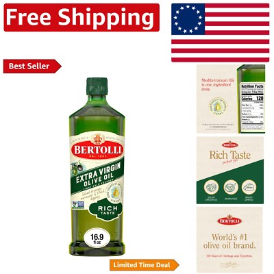 Rich Taste Extra Virgin Olive Oil, Non-GMO, 16.9 fl oz - Elevate Your Cooking