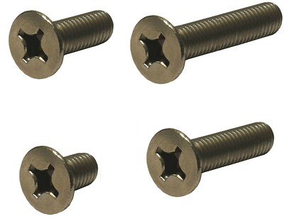 A2 Edelstahl Philips Senkschrauben M3 bis M6 