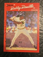 1990 DONRUSS Bobby Bonilla #290 (Very rare error card. No dot after Inc)