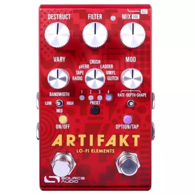 Source Audio Artifakt Lo-fi Elements Multi-effects Pedal SA280 SA-280