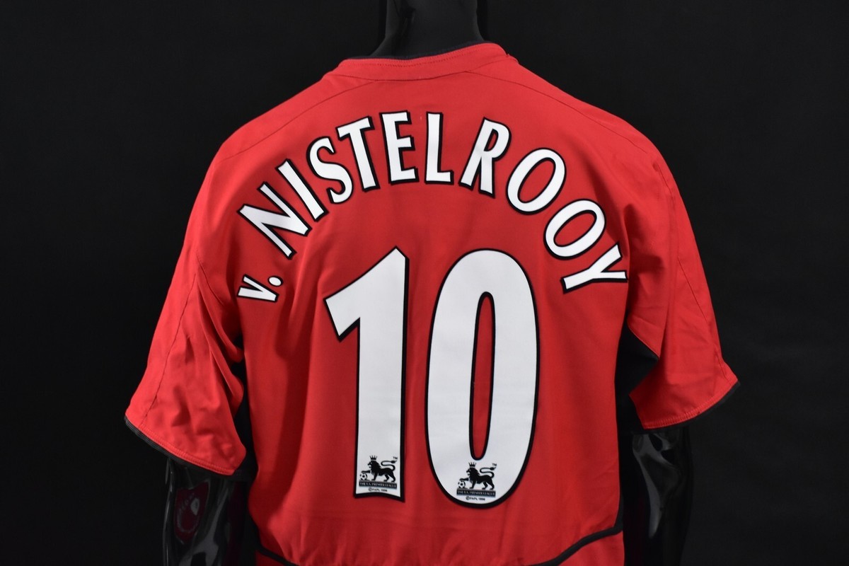 2003-04 nike Manchester United Home Shirt Ruud van NISTELROOY 10