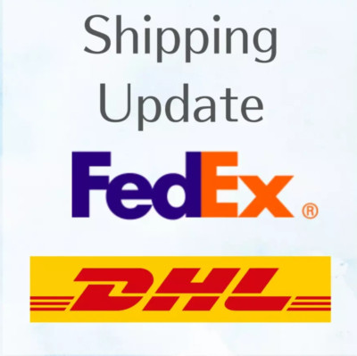 Shipping Upgrade Fedex or DHL With Tracking Number