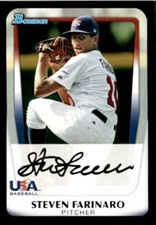 2011 Bowman Draft Picks & Prospects Steven Farinaro a USA #BDPP98