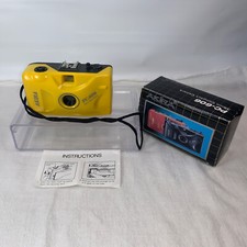 Akira 35 MM Compact Camera Yellow With Auto Fix Focus And Hand Strap. H050