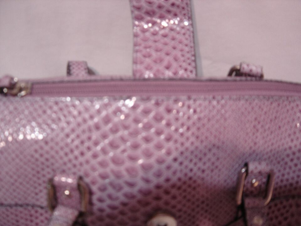 NWOT GUESS purple handbag purse small snakeskin | eBay
