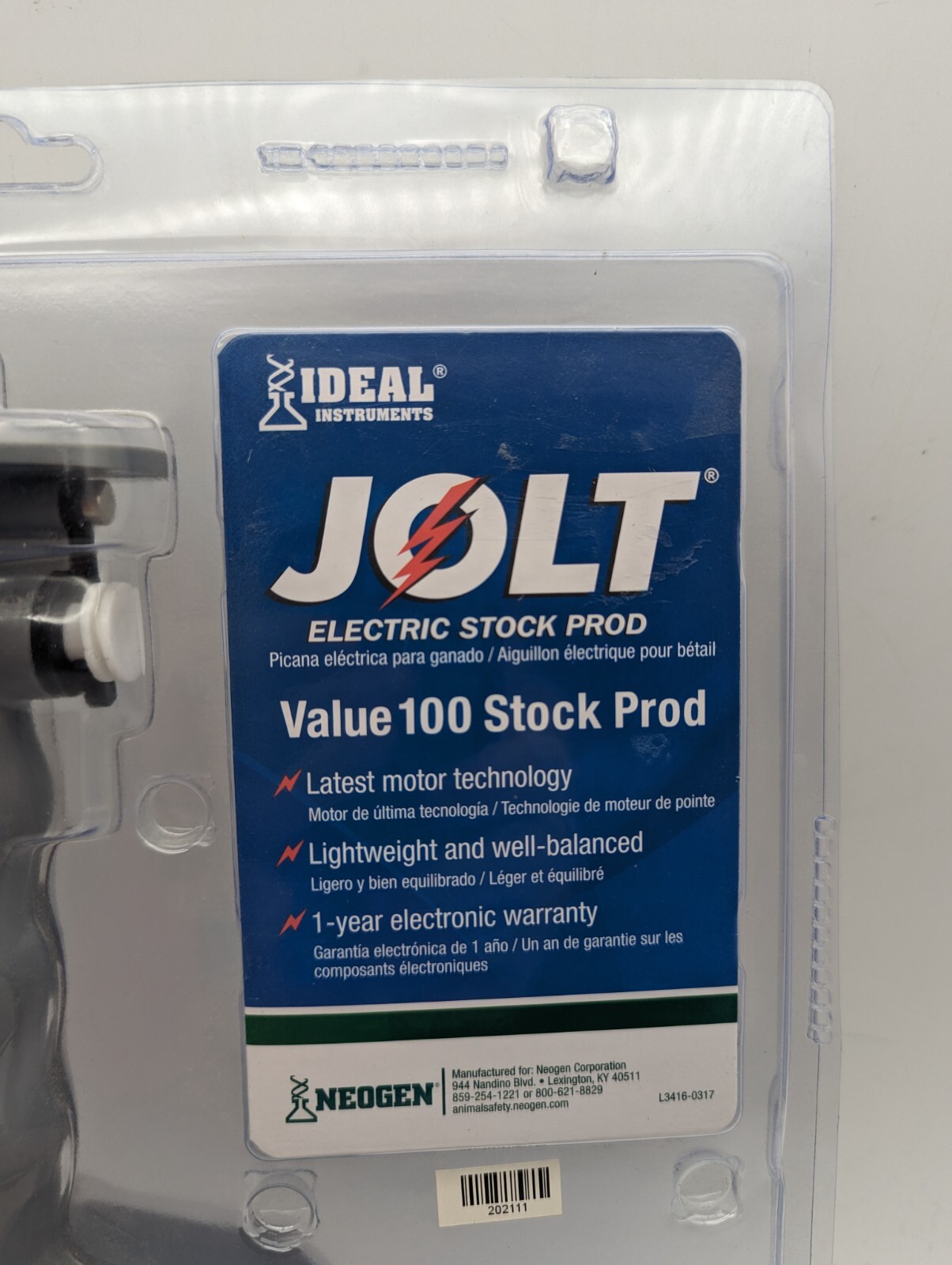 JOLT Electric Stock Prod High Performance 100. Item 6932 W