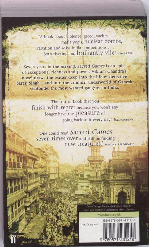 Thumbnail - Sacred Games | Vikram Chandra | Englisch