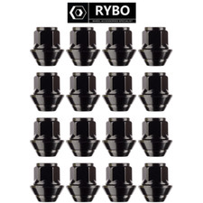 16x Ford Transit Connect Replacement Wheel Nuts M12 x 1.5 19 Hex OE Style Black