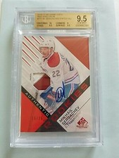 2016-17 Mikhail Sergachev SP Game Used Red Spectrum Auto RC Patch /25 BGS 9.5/10