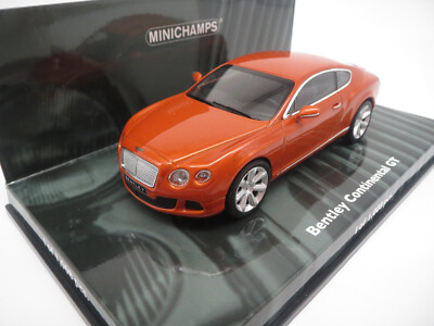 Minichamps 436139981  Bentley Continental GT ''2011'' (orange-met.)  1:43 OVP !