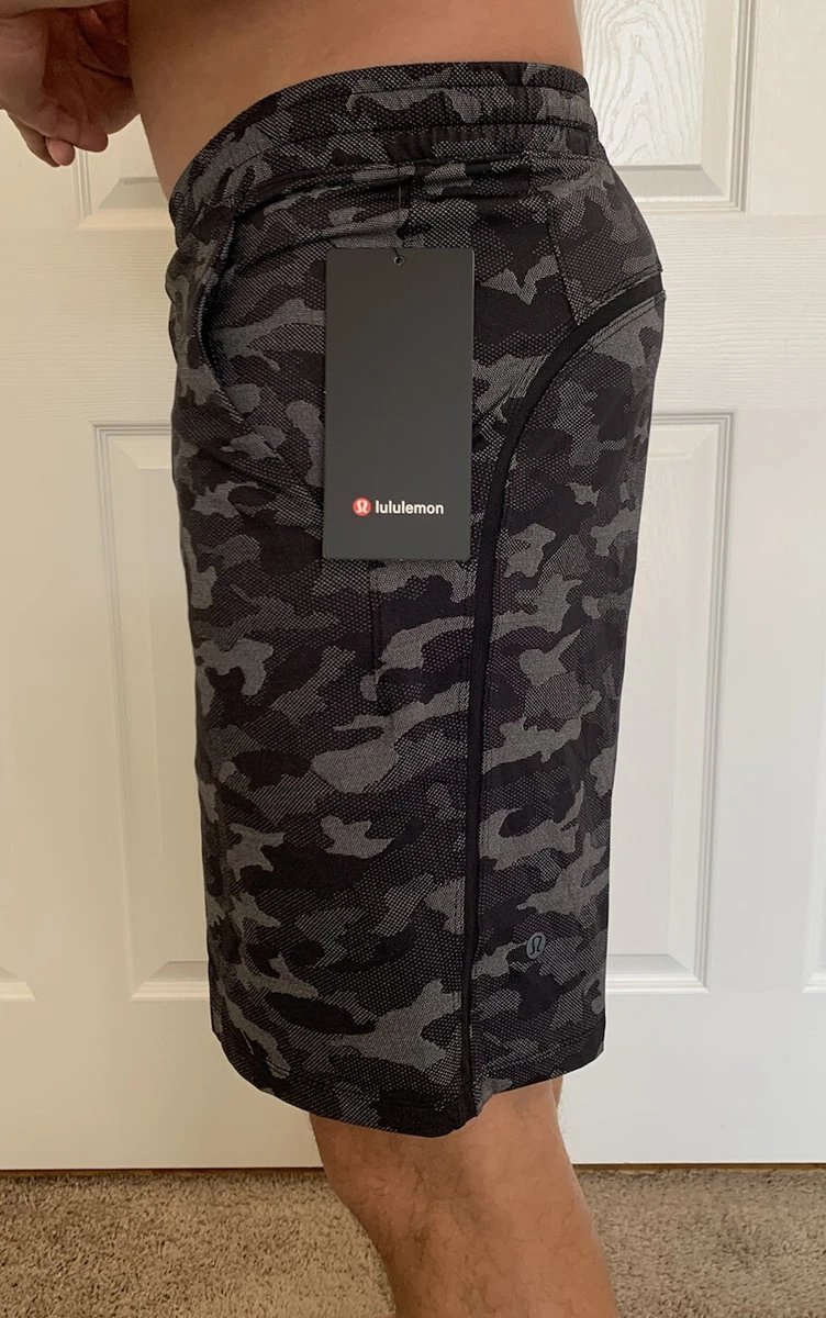 Lululemon Men's Size S Pace Breaker Short 9 ” Lined Camo Black