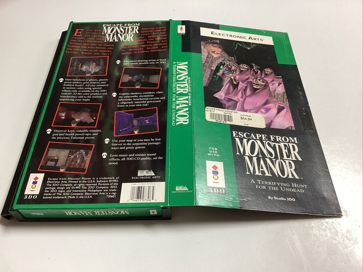 3DO★ESCAPE FROM MONSTER MANOR 海外版 3DO☆ESCAPE FROM MONSTER MANOR 海外版 Escape from Monster Manor